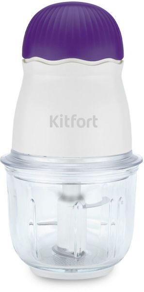 Измельчитель KITFORT КТ-3064-1 измельчитель, фиолетовый/белый