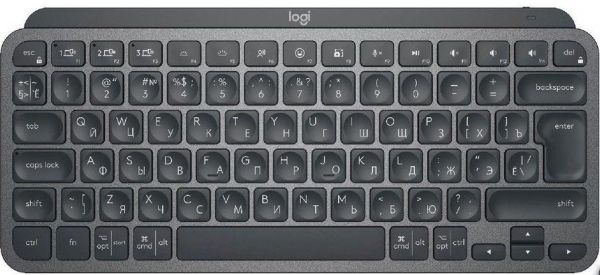 Клавиатура Logitech MX Keys Mini темно-серый/черный серый/черный