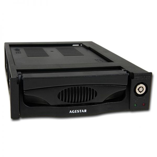 Корпуса и док-станции для жестких дисков Agestar Mobile rack (салазки) для HDD AGESTAR MR3-SATA (K)-3F, черный